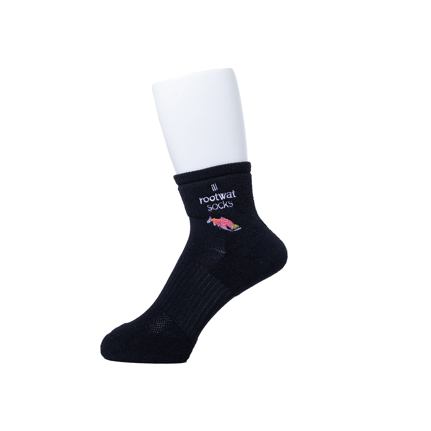 【Lakesidestories×rootwatsocks】 ヒメマス刺繍モデルソックス