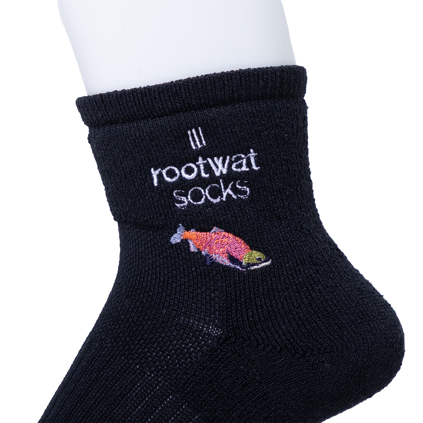 【Lakesidestories×rootwatsocks】 ヒメマス刺繍モデルソックス